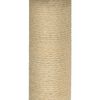 vidaXL Cat Tree me&eth; Sisal Scratching Post kremi 74 cm