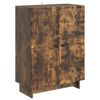 vidaXL Vi&eth;beinteyfla Reyktur eikarlitur 66 x 34,5 x 90 cm