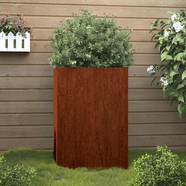 vidaXL Gr&oacute;&eth;urker 52x48x75 cm Corten St&aacute;l
