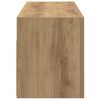 vidaXL ba&eth;herbergis veggsk&aacute;pur Artisan Oak 80x25x30 cm Hanna&eth;ur vi&eth;ur