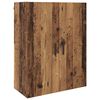 vidaXL Veggsk&aacute;pur Gamalt timbur 69,5 x 34 x 90 cm Samsettur vi&eth;ur