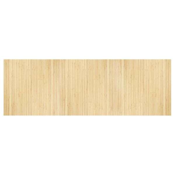 vidaXL Motta R&eacute;tthyrnd Lj&oacute;s N&aacute;tt&uacute;ruleg 100x300 cm Bambus