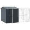 vidaXL Fuglafeiti Antras&iacute;t 425 x 304 x 247 cm Galvaniserad st&aacute;l