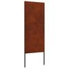 vidaXL Gar&eth;s b&uacute;na&eth; skj&aacute;r &Uacute;tskur&eth;ur Rusty 50 x 140 cm Ve&eth;ra&eth; st&aacute;l