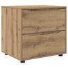 vidaXL Geymslusk&aacute;pur Artisan Eik 60 x 48 x 57 cm Samsettur vi&eth;ur