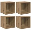 vidaXL Sj&oacute;nvarpssk&aacute;pasett 4 pcs Artisan Eik 37 x 35 x 37,5 cm