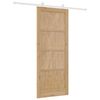 vidaXL Rennidyr ORKDAL Br&uacute;nn 86 x 211 cm Solid furuhikk