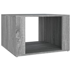 vidaXL N&aacute;ttbor&eth; Gr&aacute;ir Sonoma Eik 57x55x36 cm Samsettur Vi&eth;ur