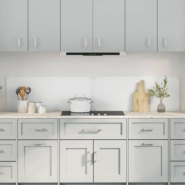 vidaXL Eldh&uacute;s Backsplash 2 pcs Gegns&aelig;tt 100 x 40 cm hertu&eth; gler