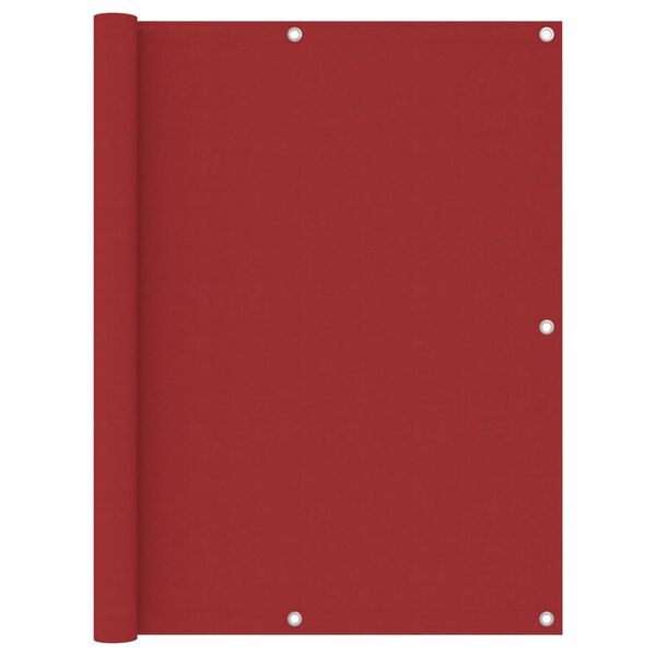 vidaXL Svalaskilrúm Rautt 120x400 cm Oxforddúkur