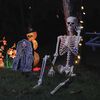 vidaXL Halloween Beinagrind 2 pcs Hvítt 85 cm PVC