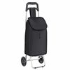 vidaXL Verslunarvagn Svartur 35 x 28 x 92 cm Oxford efni