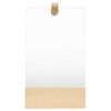 vidaXL Veggspegill Gegnheil Fura 23x29,5 cm