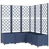 vidaXL Gr&oacute;&eth;urkassi me&eth; Rimlagrind Bl&aacute;gr&aacute;r 120x120x136 cm PP