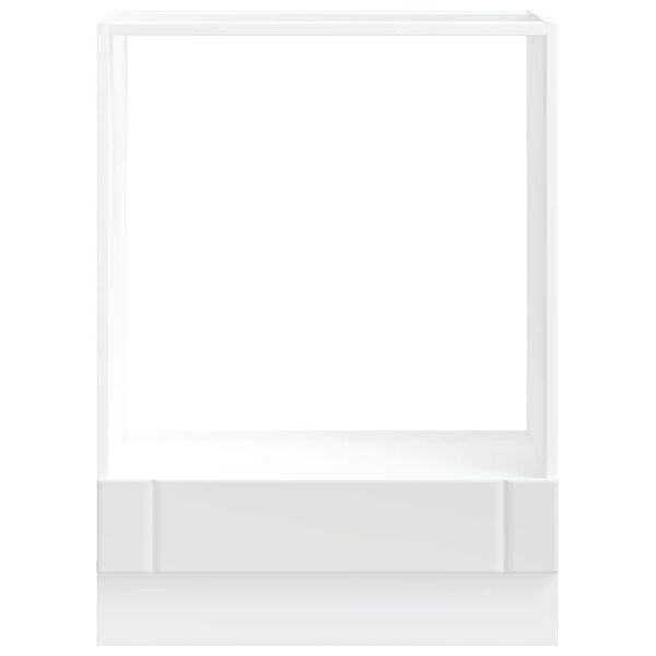 vidaXL Ofnskápur Lucca Hvítur Samsettur Viður