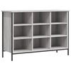 vidaXL Sk&oacute;sk&aacute;pur Gr&aacute;tt Sonoma 100x35x70 cm Samsettur Vi&eth;ur