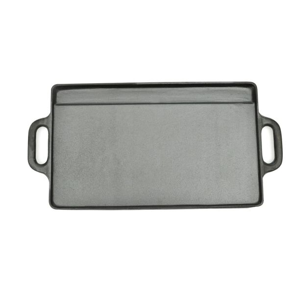 vidaXL Grillplatti Steypujárn Viðsnúanlegur 50x23 cm