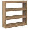 vidaXL B&oacute;kask&aacute;pur handverkseik 100 x 30 x 103 cm Samsettur vi&eth;ur
