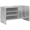 vidaXL Pl&ouml;tusk&aacute;pur Steingri&eth; 78.5 x 35 x 45 cm Samsettur vi&eth;ur