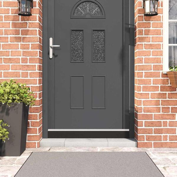 vidaXL Sj&aacute;lfklemmdu hur&eth;arbrosseglin 6 pcs Silfur 100 cm &Aacute;lblenda