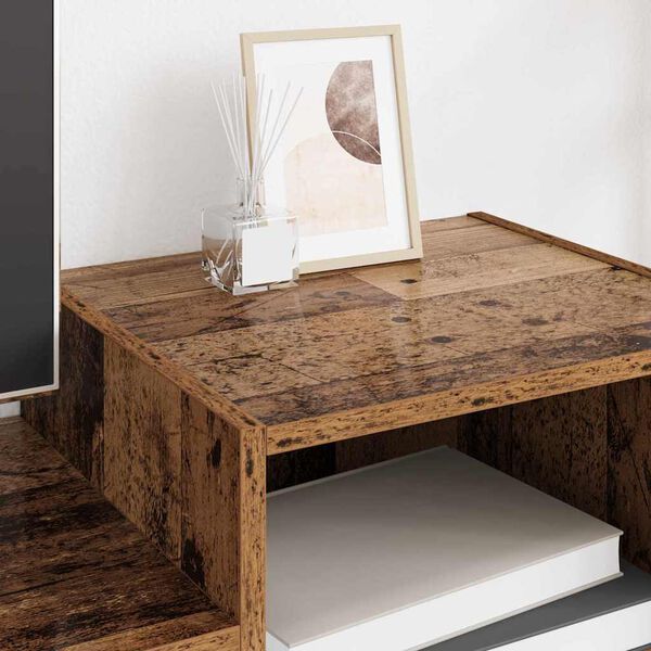 vidaXL Sj&oacute;nvarpssk&aacute;pur Gamall vi&eth;ur 160 x 35 x 55 cm Samsettur vi&eth;ur