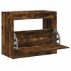 vidaXL Sk&oacute;sk&aacute;pur Reyklitu&eth; Eik 80x42x69 cm Samsettur Vi&eth;ur