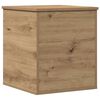 vidaXL Geymslukassi Artisan Eik 40 x 42 x 46 cm Samsettur vi&eth;ur
