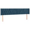 vidaXL H&ouml;f&eth;agafl me&eth; Eyrum 183x16x78/88 cm D&ouml;kkbl&aacute;tt Flauel