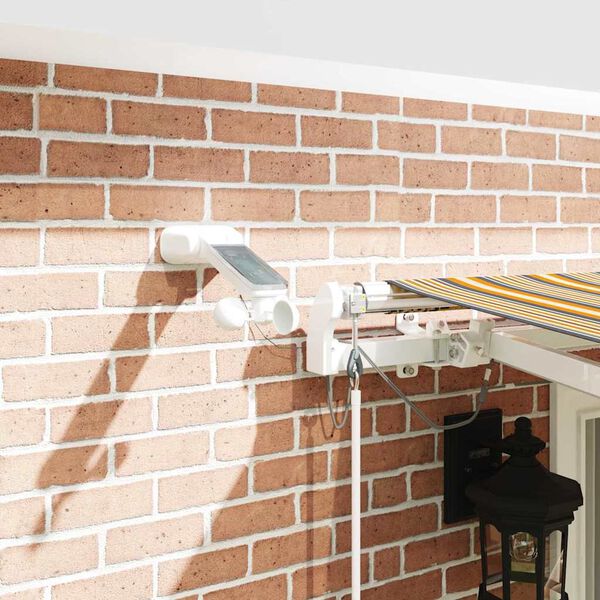 vidaXL H&aelig;gt a&eth; draga saman skyggni Marglitur 400 &times; 350 cm