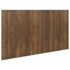 vidaXL H&ouml;f&eth;agafl Br&uacute;nn Eikarlitur 160x1,5x80 cm Samsettur Vi&eth;ur