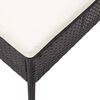 vidaXL 8 Hluta Garðsófasett með Sessum Pólýrattan Svart