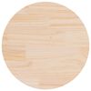 vidaXL Bor&eth;plata Kringl&oacute;tt &Oslash;60x3 cm Gegnheil Fura