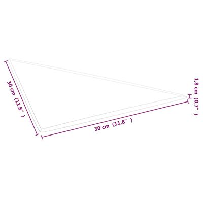 vidaXL Veggþil 12 stk. Dökkgrænt 30x30 cm Flauel 0,54 m²