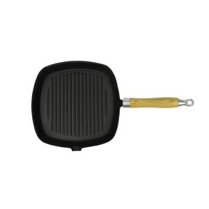 50125 vidaXL Grillpanna me&eth; Vi&eth;arhandfangi Steypuj&aacute;rn 20x20 cm
