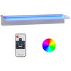 vidaXL Afrennslisr&aacute;s fyrir Foss me&eth; RGB LED Akr&yacute;l 60 cm
