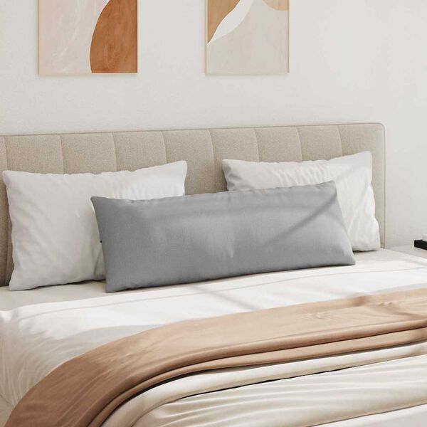 vidaXL S&oacute;fap&uacute;&eth;ar 2 pcs Sk&yacute;ja gr&aacute;tt 120 x 40 cm d&uacute;kur