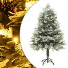vidaXL Uppl&yacute;st Gervij&oacute;latr&eacute; me&eth; Furuk&ouml;nglum Gr&aelig;nt 150 cm PVC og PE