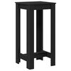 vidaXL Barbor&eth; Svartur Eik 51 x 50 x 103.5 cm Samsettur vi&eth;ur