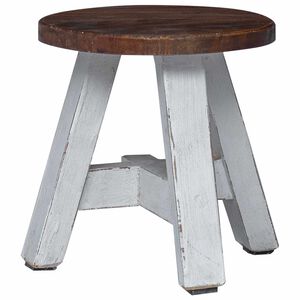 vidaXL St&oacute;ll N&aacute;tt&uacute;rulegur 22 x 22 x 24 cm Mahogany vi&eth;ur