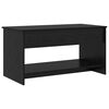 vidaXL S&oacute;fabor&eth; Svartur Eik 80 x 50,5 x 41,5 cm Samsettur vi&eth;ur