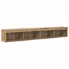 vidaXL Sj&oacute;nvarpssk&aacute;pasett me&eth; LED 2 pcs Artisan Eik 100 x 30 x 30 cm