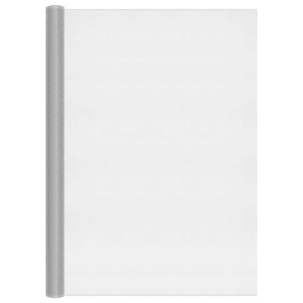 vidaXL Netaskjár Ál 112x1000 cm Silfurlitaður