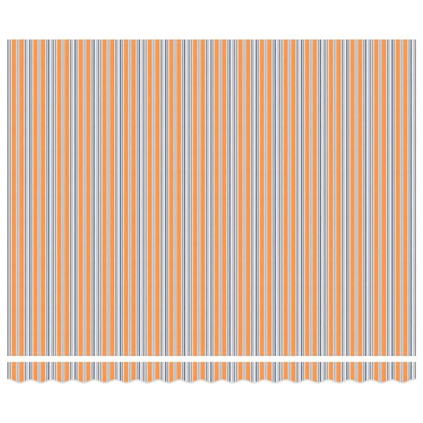 vidaXL H&aelig;gt a&eth; draga saman skyggni Bl&aacute;r og Appels&iacute;nugulur 400 &times; 300 cm