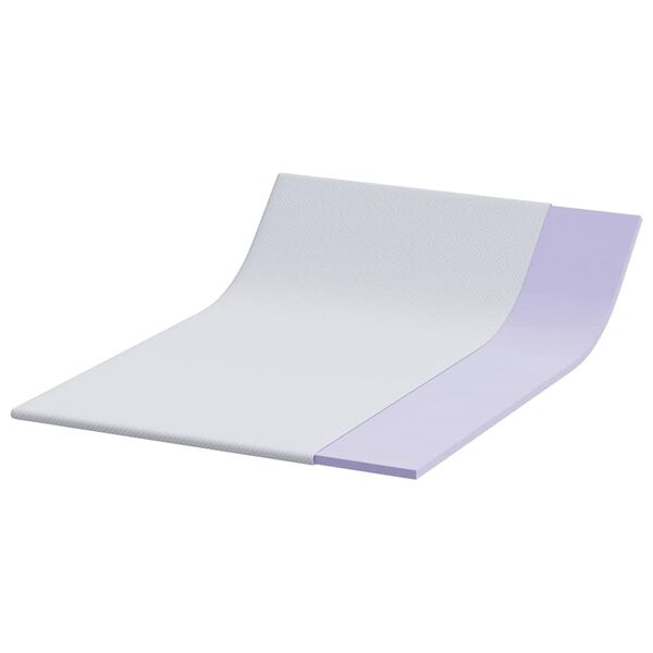 vidaXL D&yacute;nu toppur Hv&iacute;tt 140 x 190 cm Jacquard Efni