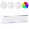 vidaXL Sjónvarpsskápur með LED Hvítt 180 x 38 x 49 cm Samsettur viður