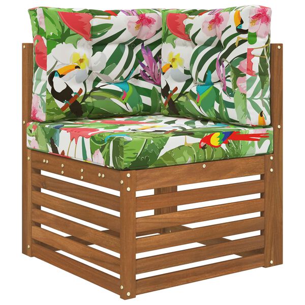 vidaXL Utandyriss&oacute;fap&uacute;&eth;i 3 pcs litr&iacute;kur litur P&oacute;l&yacute;ester