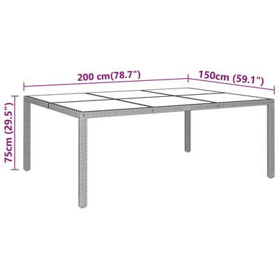 vidaXL 11 Stk. Garðhúsgagnasett Pólýrattan Svartir