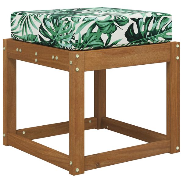 vidaXL Utandyra s&aelig;ti p&uacute;&eth;i Bladmyll 40 x 40 x 8 cm 100% p&oacute;l&yacute;ester