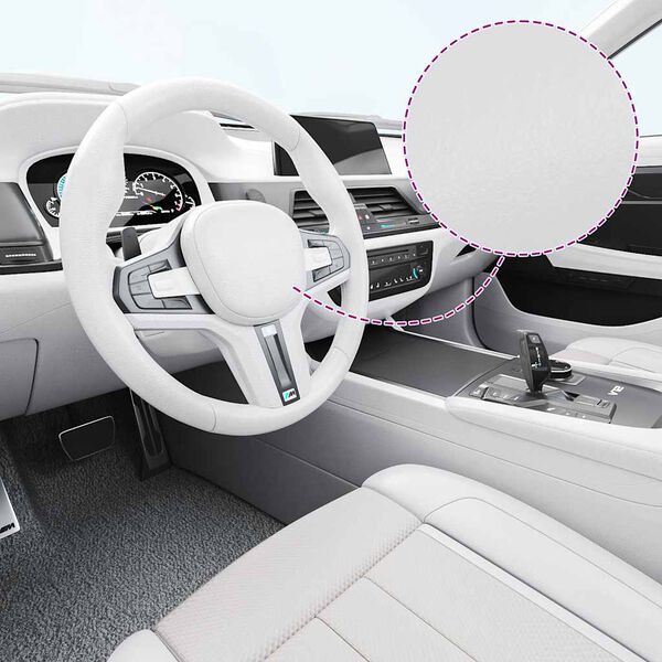 vidaXL B&iacute;lafilma M&ouml;tt Hv&iacute;t 100x150 cm