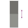 vidaXL R&uacute;llugard&iacute;nur Blackout gr&aacute;r 40x175 cm Efni Breidd 35,7 cm